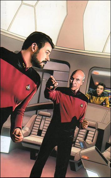 Star Trek: The Next Generation: Ghosts issue 4-B Virgin Cover