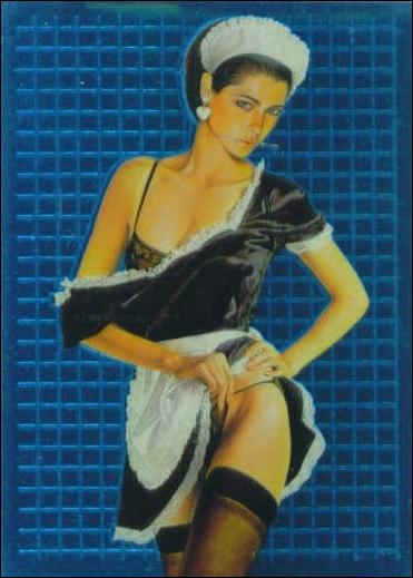 Sorayama II: Chromium Creatures (Base Set) card 11 French Maid