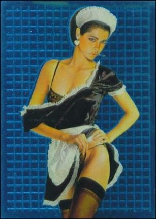 Sorayama II: Chromium Creatures (Base Set) card 11 French Maid