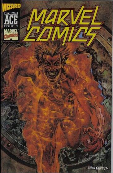 Marvel Comics (1939) issue 1-B Wizard Ace Edition #16 with Acetate Cover