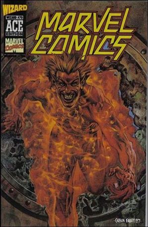 Marvel Comics (1939) issue 1-B Wizard Ace Edition #16 with Acetate Cover