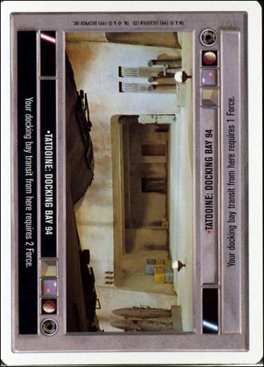 Star Wars: Premiere Unlimited (Base Set) card 287 Tatooine: Docking Bay 94