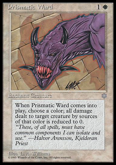 Magic the Gathering: Ice Age (Base Set) card 47 Prismatic Ward