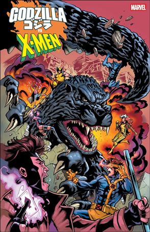 Godzilla vs. X-Men issue 1-H Chris Campana 1:25 Cover
