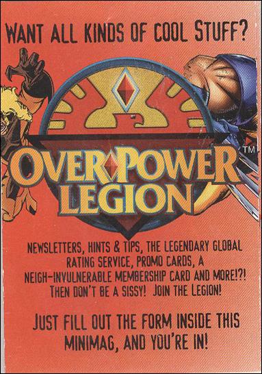 X-Men $0.99 card 7 Pack Insert - Overpower MiniMag