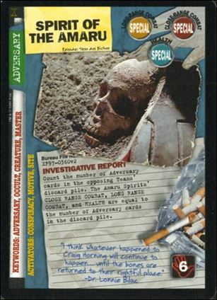 X-Files: The Truth Is Out There (Base Set) card XF97-0360v2 Spirit Of The Amaru
