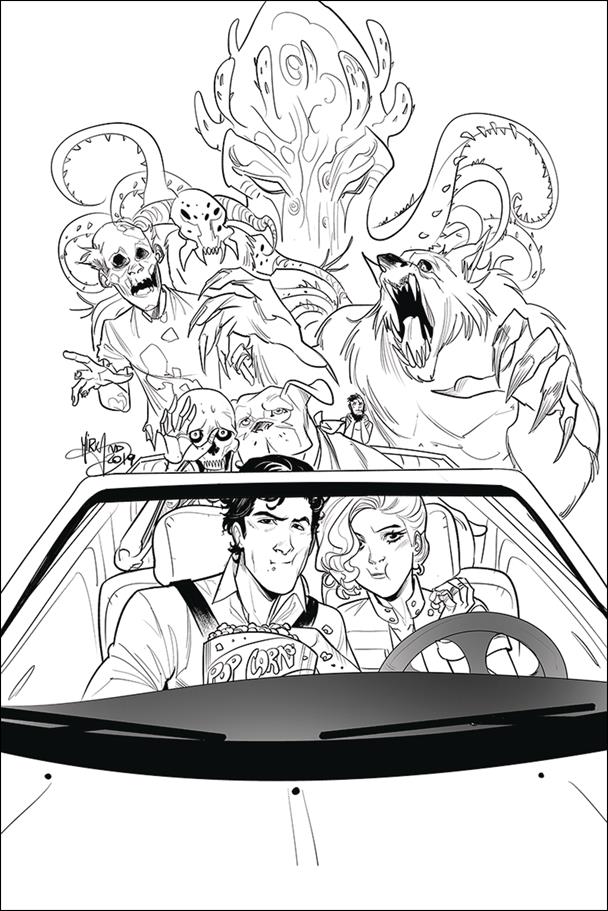 Death to the Army of Darkness issue 3-I Mirka Andolfo 1:20 Black & White Virgin Cover