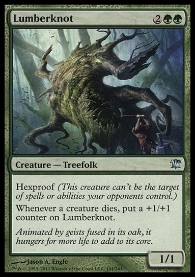 Magic the Gathering: Innistrad (Base Set) card 191 Lumberknot