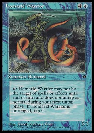 Magic the Gathering: Fallen Empires (Base Set) card 22-C Homarid Warrior
