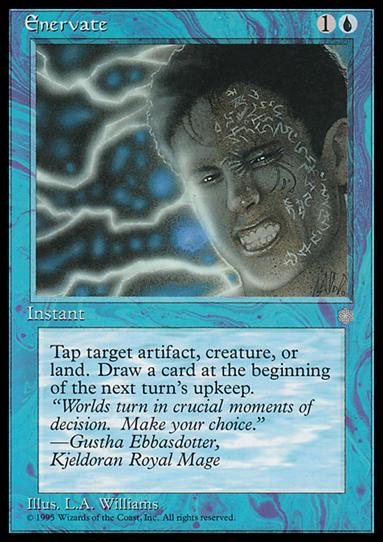 Magic the Gathering: Ice Age (Base Set) card 67 Enervate