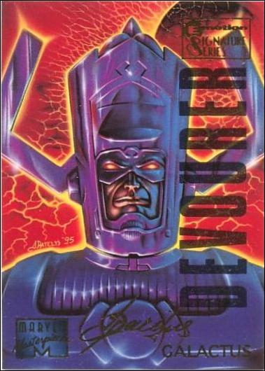 1995 Marvel Masterpieces (Multi-Foil E-Motion Parallel Base Set) card 32 Galactus