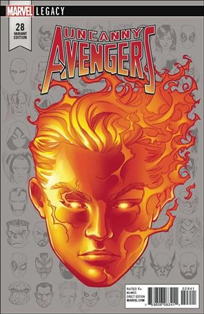Uncanny Avengers (2015/12) issue 28-D Mike McKone 1:10 Headshot Cover