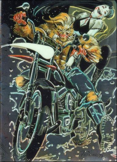 Evil Ernie Series II Chromium: Glow in the Dark (Base Set) card 98 Highway to Hell