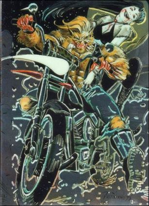 Evil Ernie Series II Chromium: Glow in the Dark (Base Set) card 98 Highway to Hell
