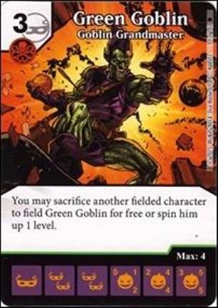 Marvel Dice Masters Amazing Spider-Man card 89 Green Goblin : Goblin Grandmaster