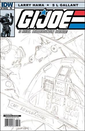 G.I. Joe: A Real American Hero issue 165-C Larry Hama 1:10 Sketch Cover