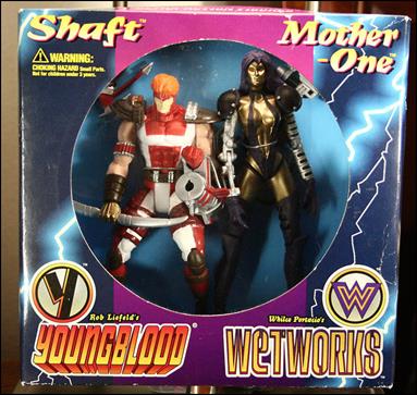 Youngblood / WetWorks Collectors Gift Set figure nn Shaft / Mother-One
