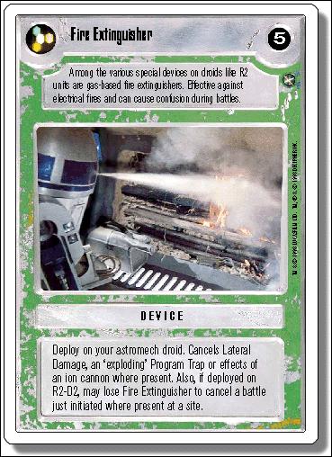 Star Wars: A New Hope Revised (Base Set) card 106 Fire Extinguisher