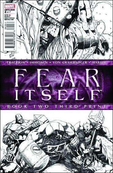 Fear Itself issue 2-E Steve McNiven Sketch Cover (3rd Printing)