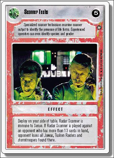 Star Wars: A New Hope Revised (Base Set) card 116 Scanner Techs