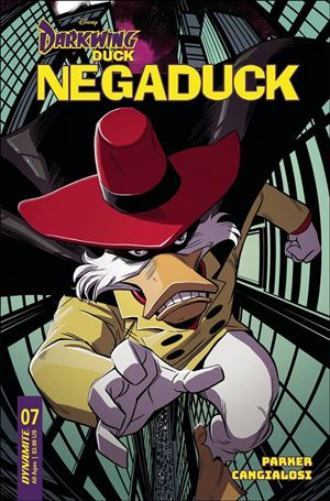 Negaduck issue 7-B Drew Moss Cover