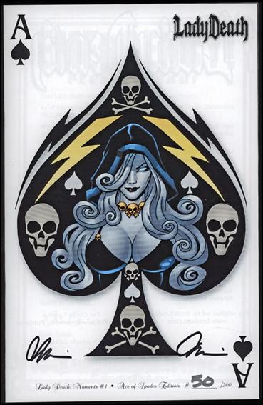 Lady Death: Moments issue 1-G Ace of Spades Edition 1/200