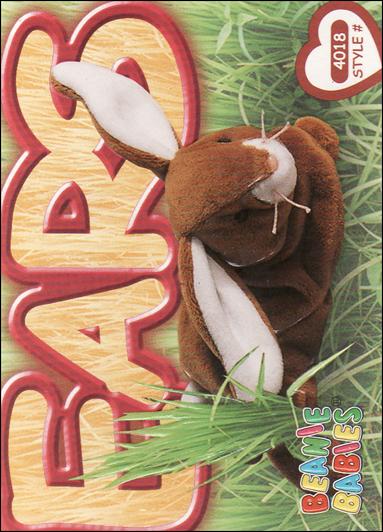 Beanie Babies Series 4 (Base Set) card 177 Ears
