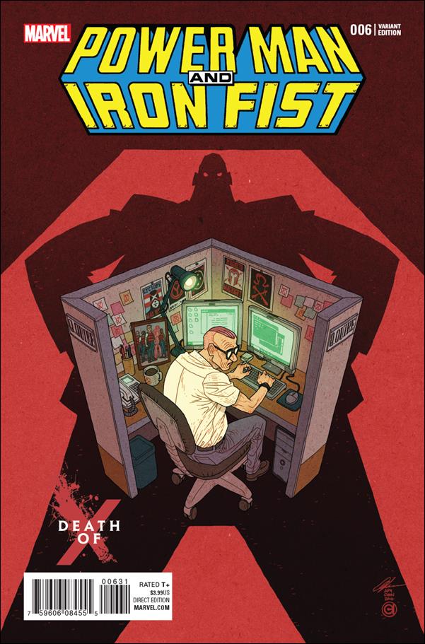 Power Man and Iron Fist (2016)  issue 6-B Afu Chan Death of X Cover
