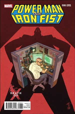 Power Man and Iron Fist (2016)  issue 6-B Afu Chan Death of X Cover