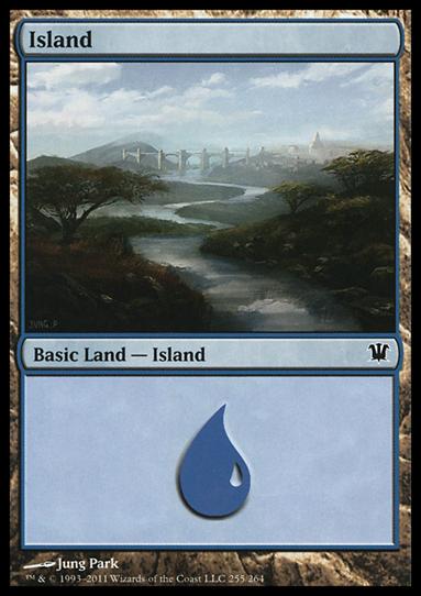 Magic the Gathering: Innistrad (Base Set) card 255 Island