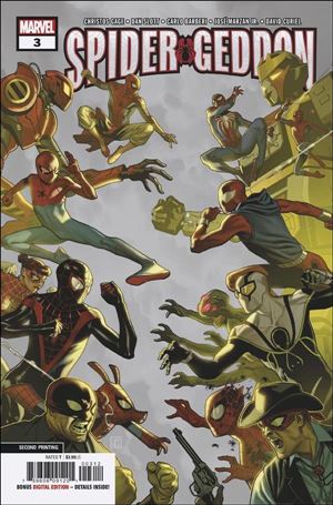 Spider-Geddon issue 3-D Carlo Barberi Cover (2nd Printing)