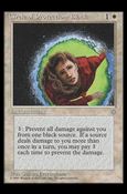 Magic the Gathering: Ice Age (Base Set) card 12 Circle of Protection: Black