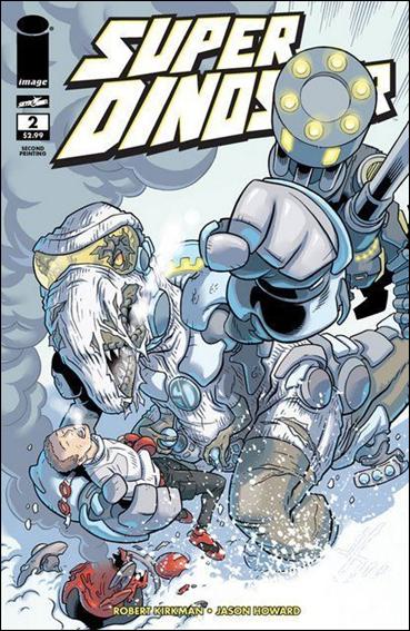 Super Dinosaur issue 2-B White Logo Cover (2nd Printing)