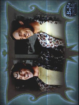 Buffy the Vampire Slayer: Connections (Base Set) card 40 Xander + Xander: Magical Connection