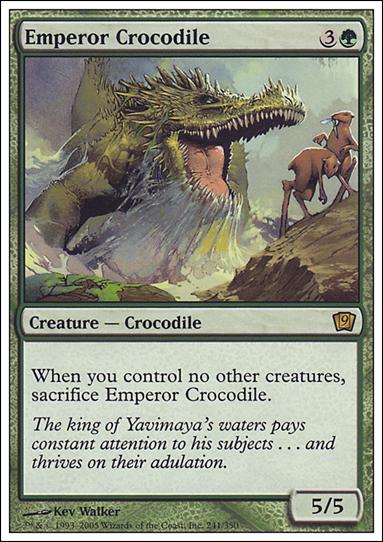 Magic the Gathering: 9th Edition (Base Set) card 241 Emperor Crocodile