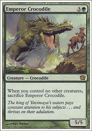 Magic the Gathering: 9th Edition (Base Set) card 241 Emperor Crocodile
