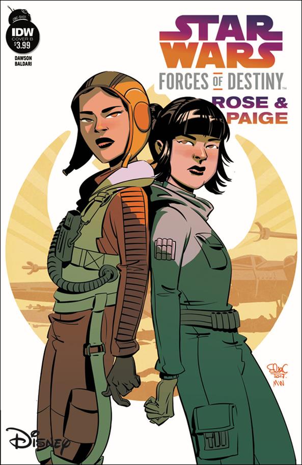 Star Wars Adventures: Forces of Destiny: Rose & Paige issue 1-B Elsa Charretier Cover Art