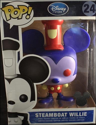 POP! Disney figure 24-C Steamboat Willie Retro (9 Inch) 2013 D23 1/250