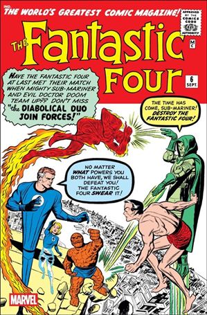 Fantastic Four (1961) issue 6-D Facsimile Edition 2025 Foil Cardstock Cover