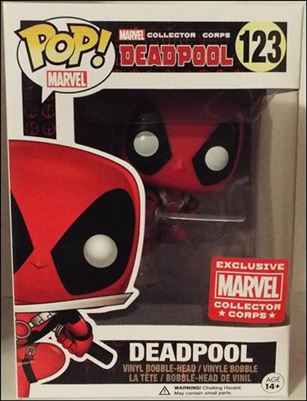 POP! Marvel figure 123 Deadpool (Leaping)