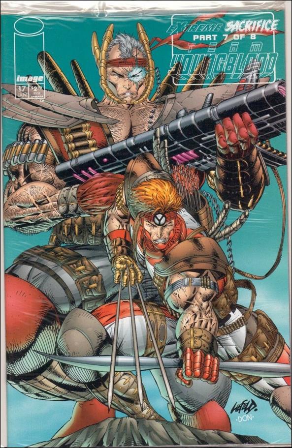 Team Youngblood issue 17 Polybagged with Trading Card