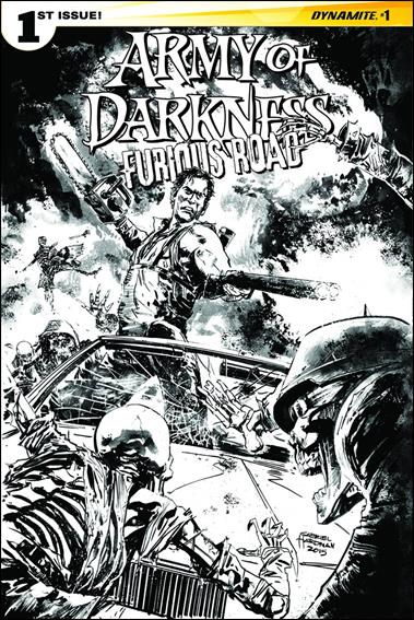 Army of Darkness: Furious Road issue 1-G Gabriel Hardman 1:10 Black & White Cover