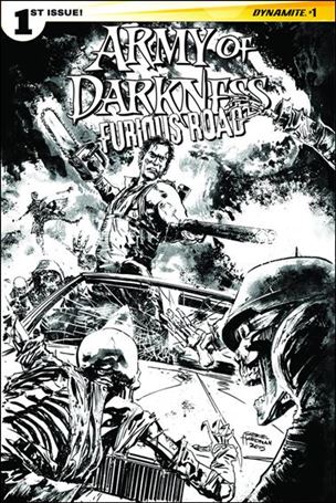 Army of Darkness: Furious Road issue 1-G Gabriel Hardman 1:10 Black & White Cover
