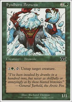 Magic the Gathering: 6th Edition (Base Set) card 231 Fyndhorn Brownie
