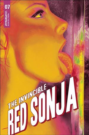 Invincible Red Sonja issue 7-H Carla Cohen Ultraviolet Cover