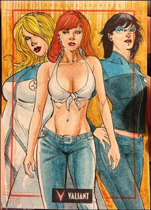 2013 Valiant Comics Preview Trading Card Set (Sketch Card Subset) card RC-01