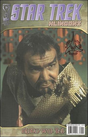 Star Trek: Klingons: Blood Will Tell issue 1-F Klingon Language Edition Photo Cover