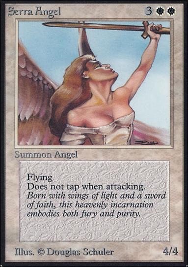 Magic the Gathering: Limited Edition Alpha (Base Set) card 39 Serra Angel