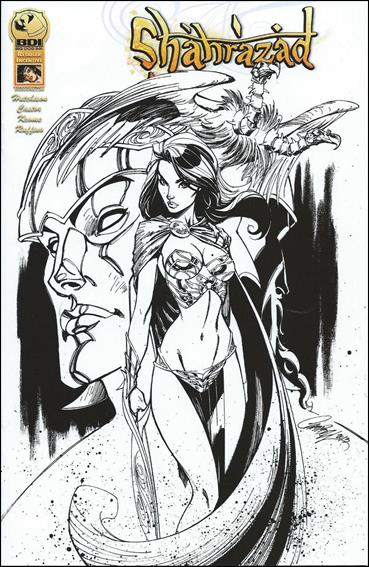Shahrazad (2013) issue 4-C J. Scott Campbell 1:25 Black & White Cover