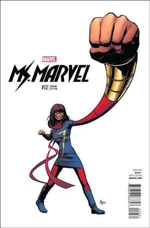 Ms. Marvel (2016) issue 12-C Mike Deodato Jr. 1:10 Teaser Cover